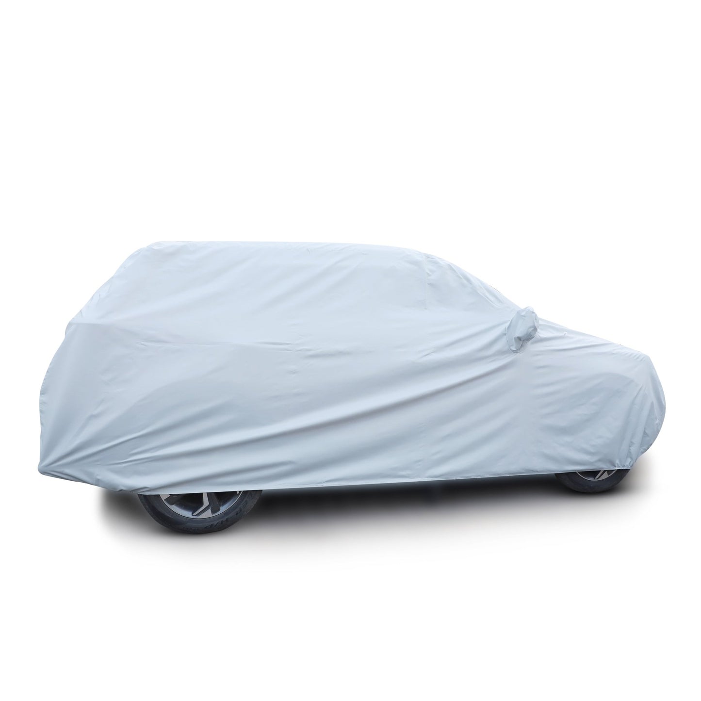 Autofit Super Soft Water Resistant Coated Car Body Cover Heat and Dust Resistant Heavy Buckle Mirror Pockets Car Accessories Essentials FOR ( KIA CARENS) - Autofit