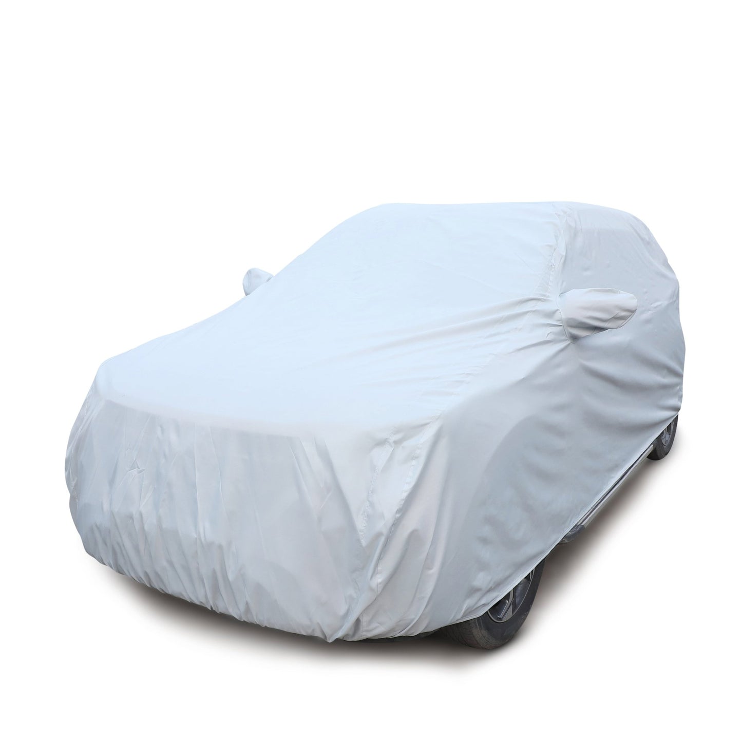 Autofit Super Soft Water Resistant Coated Car Body Cover Heat and Dust Resistant Heavy Buckle Mirror Pockets Car Accessories Essentials FOR ( KIA CARENS) - Autofit