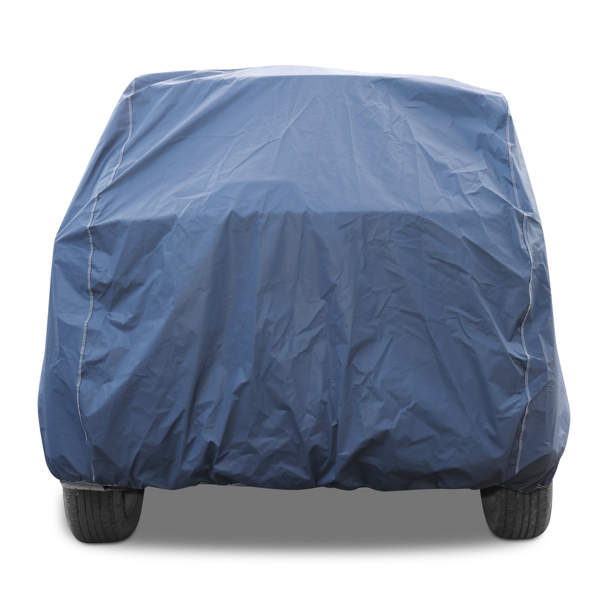 Autofit Heavy - Duty Blue 100% Waterproof Car Body Cover | Heat & Dust Resistant with Heavy Buckle & Mirror Pockets | All - Weather Car Protection Essentials FOR FORD ENDEAVOUR - Autofit