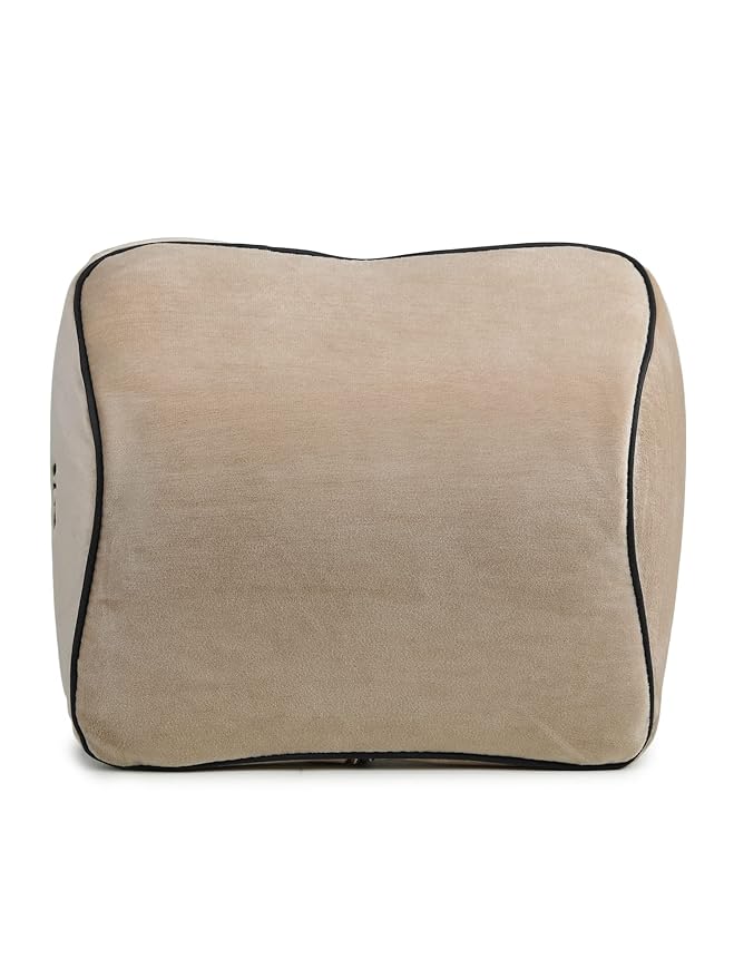 AUTOFIT Memory Foam Car Neck Rest Pillow (Large, Beige) - Autofit