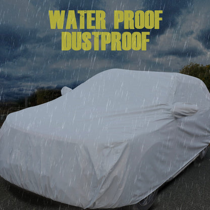 Autofit Super Soft Water Resistant Coated Car Body Cover Heat and Dust Resistant Heavy Buckle Mirror Pockets Car Accessories Essentials FOR ( HYUNDAI XCENT) - Autofit