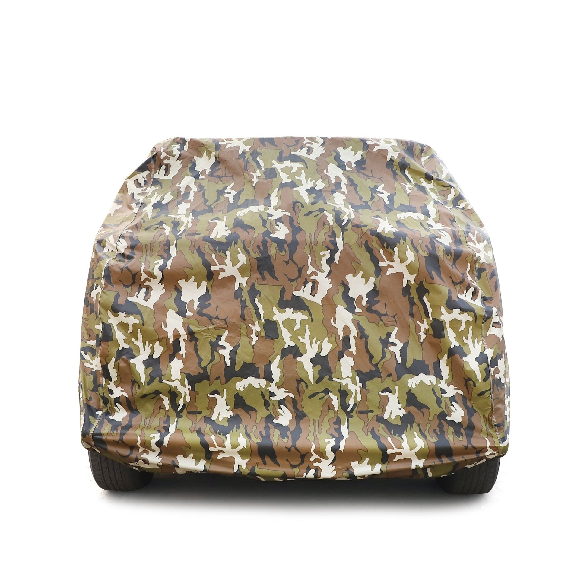 AUTOFIT Waterproof Car Body Cover with Mirror and Antenna Pockets (Camouflage Design) (Spyro Jungle, MARUTI ZEN ESTILO) - Autofit